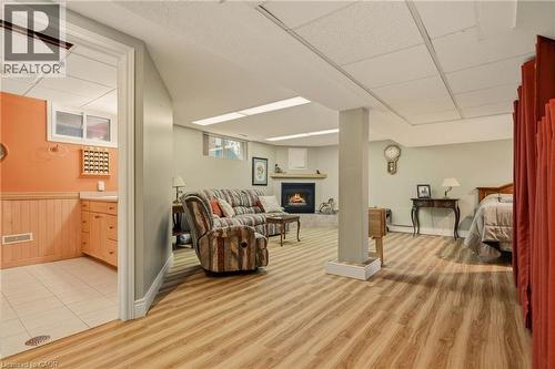 51 Westwood Avenue, Hamilton, ON - Indoor Photo Showing Other Room With Fireplace