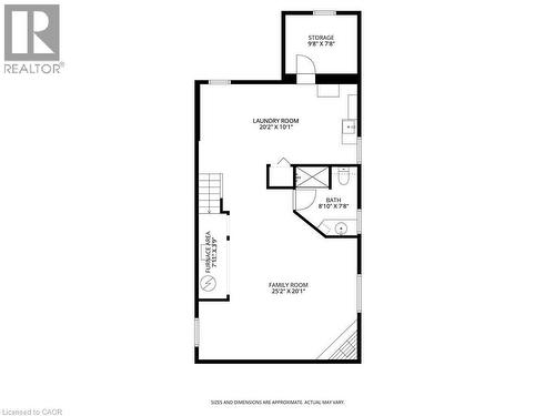 Basement Floorplan - 51 Westwood Avenue, Hamilton, ON 