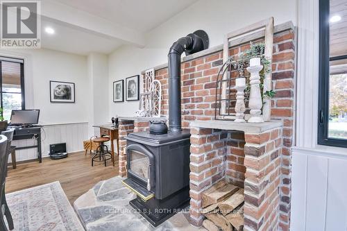 1803 Old Second Road N, Springwater, ON - Indoor With Fireplace