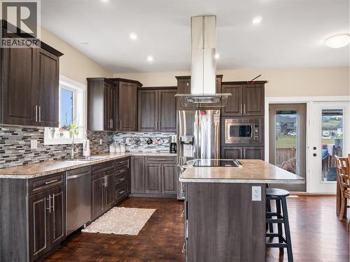 4830 Elevator Road, Pouce Coupe, BC - Indoor Photo Showing Kitchen With Stainless Steel Kitchen With Upgraded Kitchen