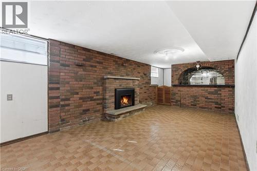 83 Riverdale Drive, Hamilton, ON - Indoor With Fireplace