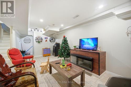 44 Carruthers Crescent, Barrie, ON - Indoor With Fireplace