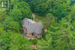 Overhead view of main cottage - 