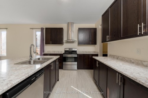 4516 Eclipse Way, Niagara Falls, ON - Indoor Photo Showing Kitchen With Stainless Steel Kitchen With Double Sink