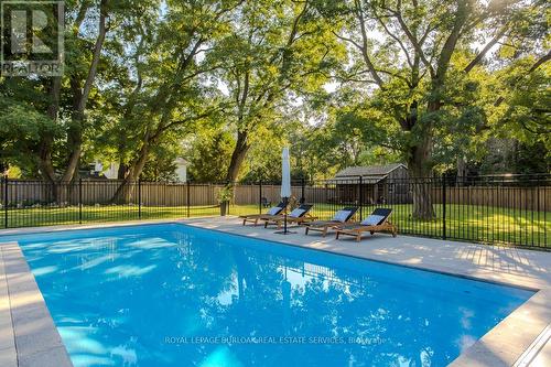 6306 Mcniven Road, Burlington, ON - Outdoor With In Ground Pool With Backyard
