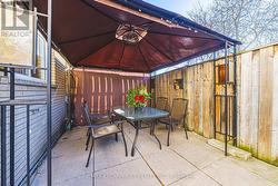 private patio with gazebo for those rainy days - 