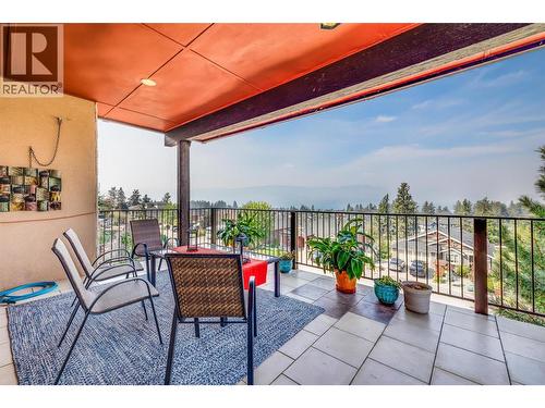 Balcony in the basement - 375 Trumpeter Court, Kelowna, BC - Outdoor With Exterior