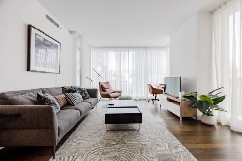 Salon - 604-1310 Boul. René-Lévesque O., Montréal (Ville-Marie), QC - Indoor Photo Showing Living Room