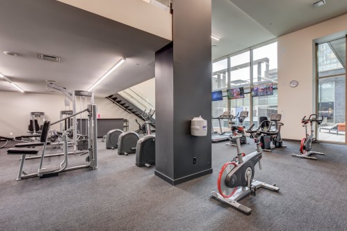 Salle d'exercice - 604-1310 Boul. René-Lévesque O., Montréal (Ville-Marie), QC - Indoor Photo Showing Gym Room