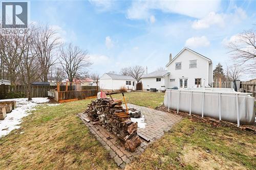 590 Simcoe Street, Warwick-Watford, ON - Outdoor With Above Ground Pool With Backyard