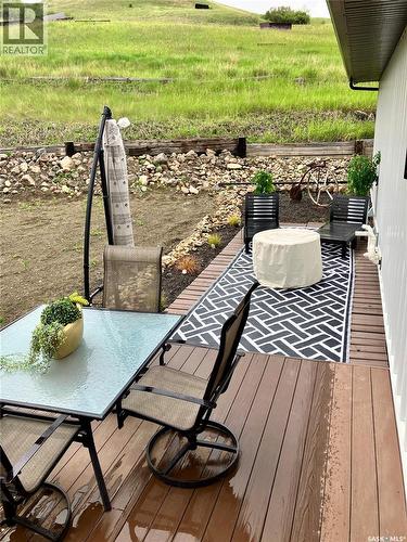 9 70 8Th Avenue, Lumsden, SK - Outdoor With Deck Patio Veranda