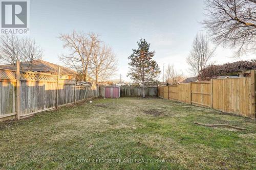 REAR - 378 HIGHVIEW DRIVE - ST. THOMAS - 378 Highview Drive, St. Thomas, ON - Outdoor With Backyard