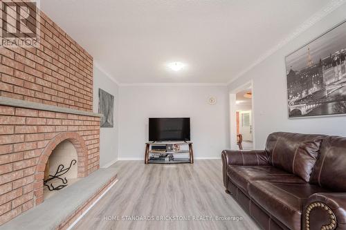 4538 Penhallow Road, Mississauga, ON - Indoor Photo Showing Living Room With Fireplace