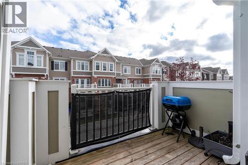 Deck featuring a grill and a residential view - 143 Ridge Road Unit# 48, Cambridge, ON - Outdoor