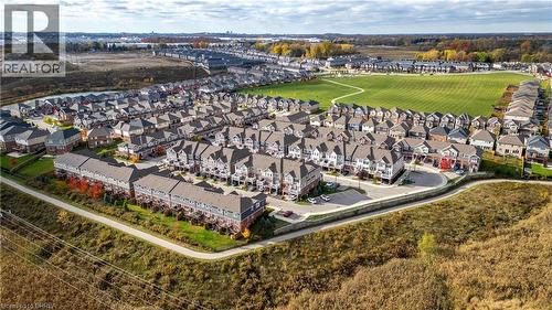 Aerial perspective of suburban area - 143 Ridge Road Unit# 48, Cambridge, ON - Outdoor With View
