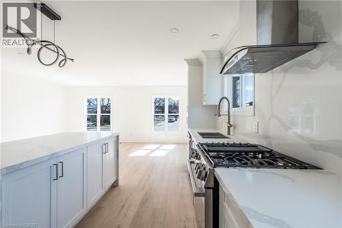 64 Brookstream Court, Hamilton, ON - Indoor Photo Showing Kitchen With Double Sink