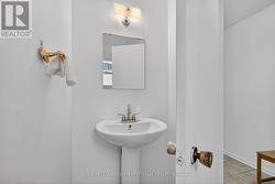 main floor powder room - 