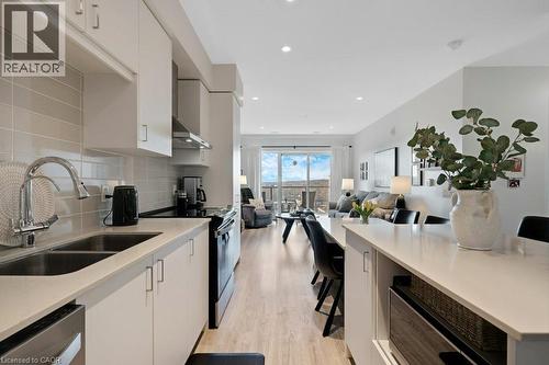 50 Grand Avenue S Unit# 712, Cambridge, ON - Indoor Photo Showing Kitchen With Double Sink With Upgraded Kitchen