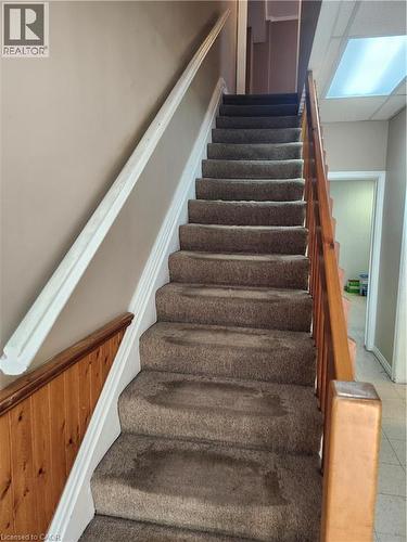 Stairs to 2nd floor - 479 Main Street E, Hamilton, ON 
