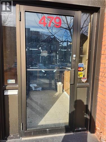 Front door - 479 Main Street E, Hamilton, ON 