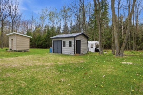 Exterior - 1030 Rue Des Saumons, Sainte-Marie-De-Blandford, QC - Outdoor With Deck Patio Veranda With Exterior