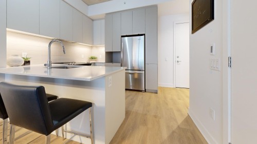 Cuisine - 511-9290 Av. Dubuisson, Montréal (Mercier/Hochelaga-Maisonneuve), QC - Indoor Photo Showing Kitchen With Upgraded Kitchen