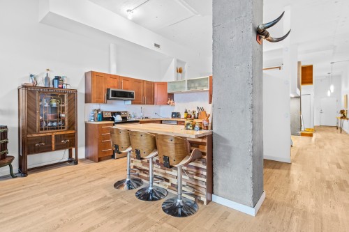Dining Room - 506-125 Rue Chabanel O., Montréal (Ahuntsic-Cartierville), QC - Indoor Photo Showing Kitchen