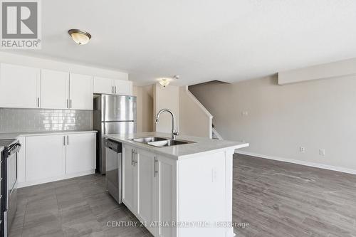 502 Radiant Private, Ottawa, ON - Indoor Photo Showing Kitchen With Stainless Steel Kitchen With Double Sink