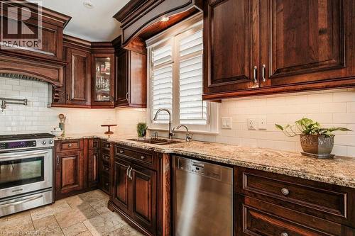 Stainless appliances - 124 Allen Street E, Waterloo, ON - Indoor Photo Showing Kitchen With Double Sink