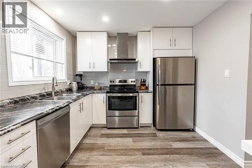 72 Ingleside Drive Unit# Upper, Kitchener, ON - Indoor Photo Showing Kitchen With Stainless Steel Kitchen With Double Sink