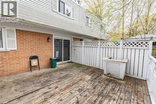 72 Ingleside Drive Unit# Upper, Kitchener, ON - Outdoor With Deck Patio Veranda With Exterior