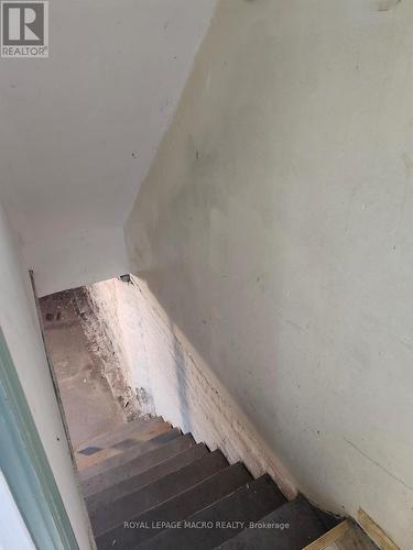 Stairs to basement - 479 Main Street E, Hamilton, ON 