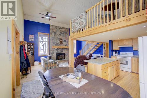 8539 Concession 8, Mapleton, ON - Indoor With Fireplace