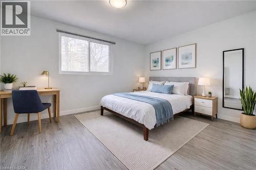 Virtually Staged - 174 Westcourt Place, Waterloo, ON - Indoor Photo Showing Bedroom