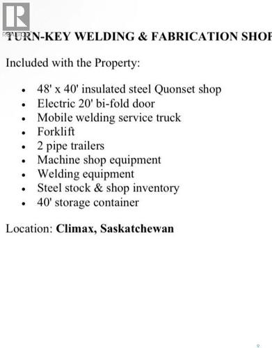 103 - 105 1St Avenue W, Climax, SK 