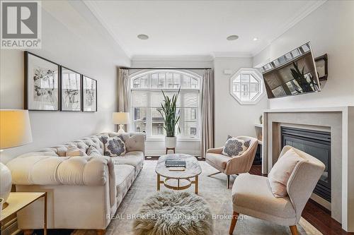 25 Ruby Lang Lane, Toronto, ON - Indoor Photo Showing Living Room With Fireplace