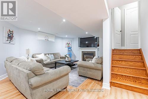 20 Navy Crescent, Brampton, ON - Indoor Photo Showing Living Room With Fireplace
