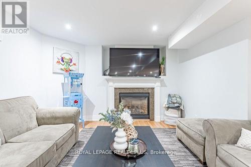 20 Navy Crescent, Brampton, ON - Indoor Photo Showing Living Room With Fireplace