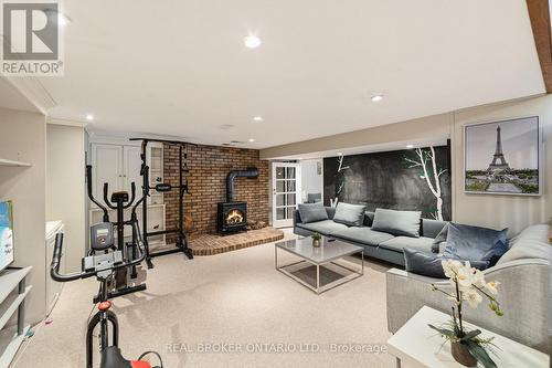 39 Templer Drive, Hamilton, ON - Indoor With Fireplace