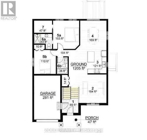 Floor Plan Main Level - 216 Ruby Drive, Cornwall, ON - Other
