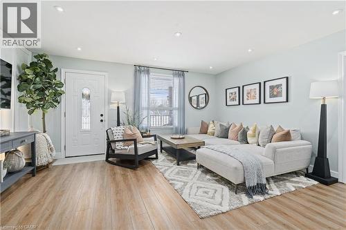 196 Durham Avenue, Cambridge, ON - Indoor Photo Showing Living Room With Fireplace