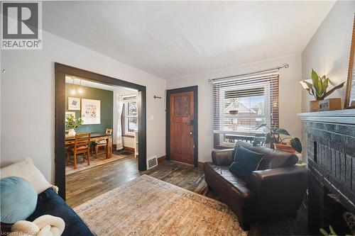 22 Cope Street, Hamilton, ON - Indoor With Fireplace