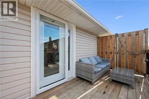 Upper Unit Deck - 219 Blackhorne Drive, Kitchener, ON - Outdoor With Deck Patio Veranda With Exterior