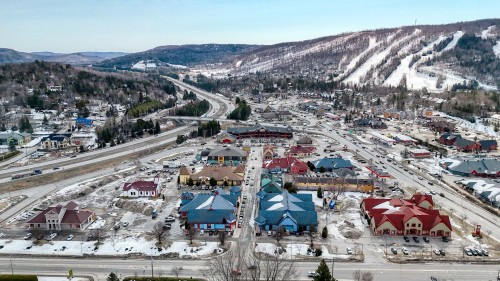 Aerial View - 210-100 Av. Guindon, Saint-Sauveur, QC - Outdoor With View