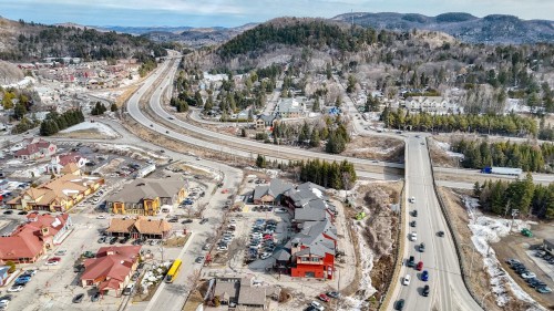 Aerial View - 104-100 Av. Guindon, Saint-Sauveur, QC - Outdoor With View