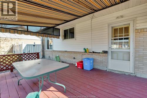 1640 St. Gabriel, Windsor, ON - Outdoor With Deck Patio Veranda With Exterior