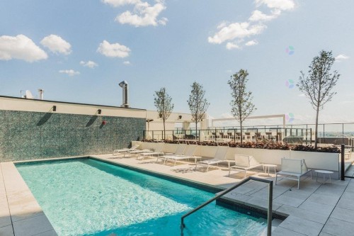 Pool - 4105-1288 Av. Des Canadiens-De-Montréal, Montréal (Ville-Marie), QC - Outdoor With In Ground Pool