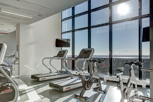 Exercise Room - 4105-1288 Av. Des Canadiens-De-Montréal, Montréal (Ville-Marie), QC - Indoor Photo Showing Gym Room