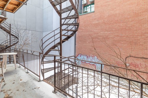 Patio - 3564 Rue St-Dominique, Montréal (Le Plateau-Mont-Royal), QC -  With Exterior