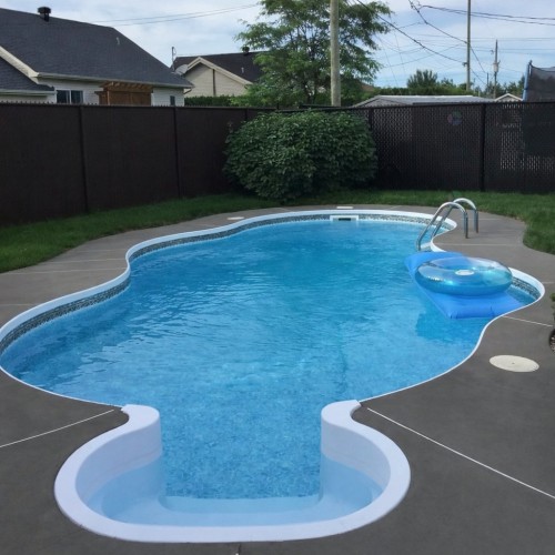 Piscine - 1114 Rue Jolicoeur, L'Assomption, QC - Outdoor With In Ground Pool With Backyard